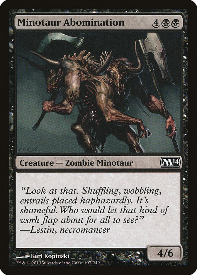 Minotaur Abomination [Magic 2014] | The CG Realm