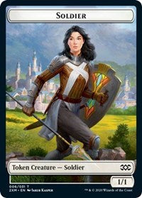 Soldier // Squirrel Double-Sided Token [Double Masters Tokens] | The CG Realm