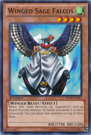 Winged Sage Falcos [BPW2-EN007] Common | The CG Realm