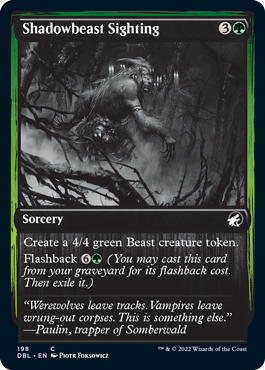 Shadowbeast Sighting [Innistrad: Double Feature] | The CG Realm