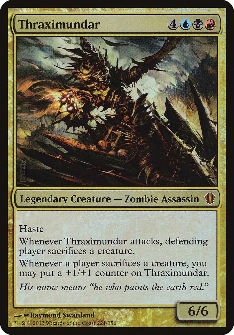 Thraximundar (Oversized) [Commander 2013 Oversized] | The CG Realm