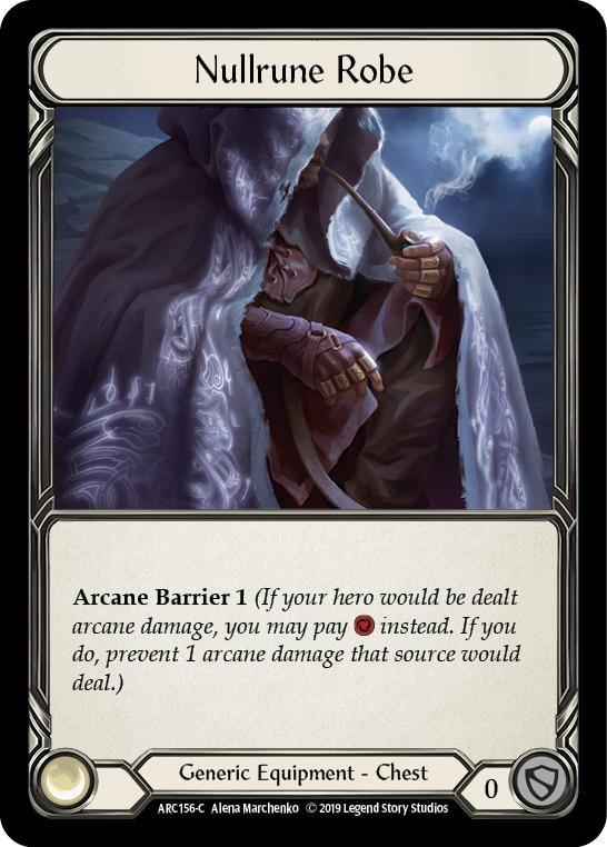 Nullrune Robe [ARC156-C] (Arcane Rising)  1st Edition Cold Foil | The CG Realm