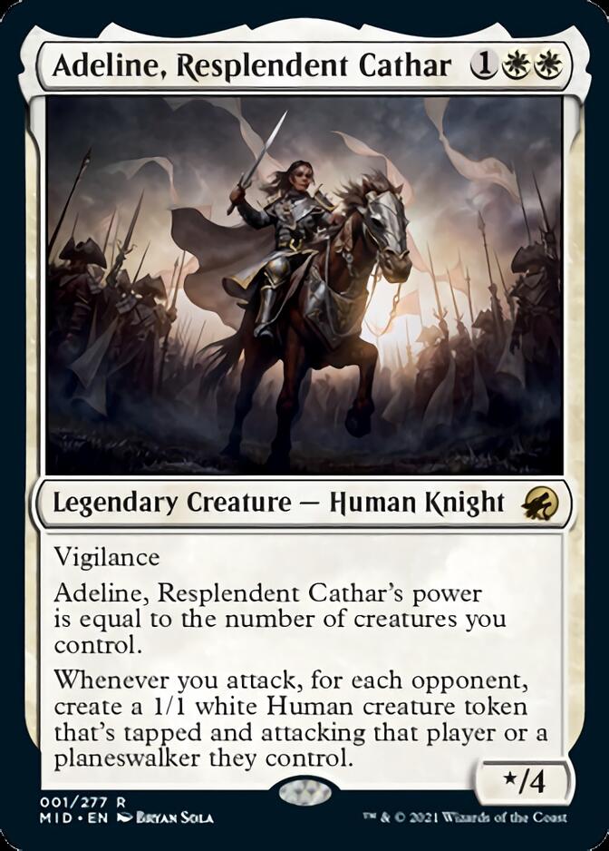 Adeline, Resplendent Cathar [Innistrad: Midnight Hunt] | The CG Realm