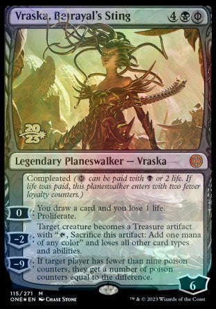 Vraska, Betrayal's Sting [Phyrexia: All Will Be One Prerelease Promos] | The CG Realm