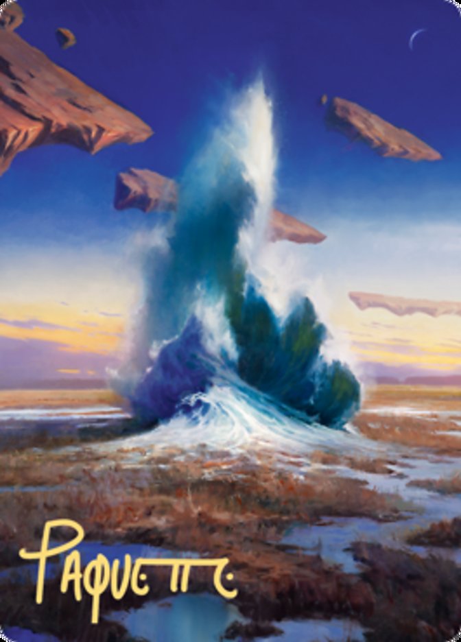 Flooded Strand Art Card (Gold-Stamped Signature) [Zendikar Rising Art Series] | The CG Realm