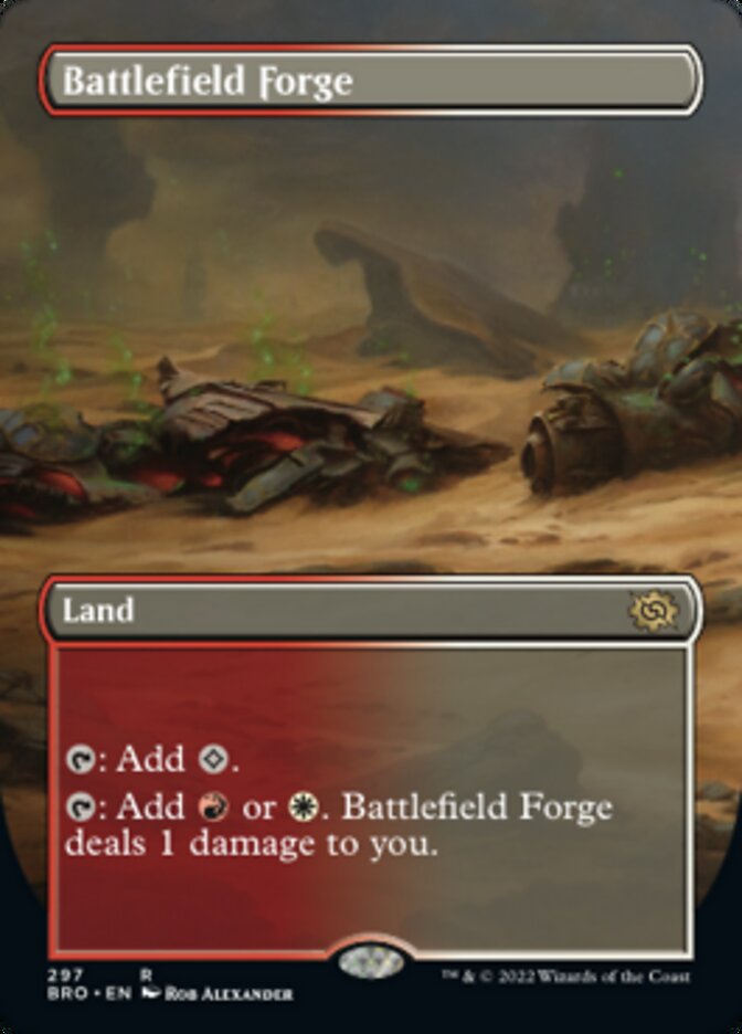 Battlefield Forge (Borderless Alternate Art) [The Brothers' War] | The CG Realm