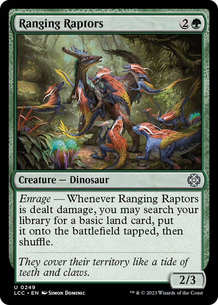 Ranging Raptors [The Lost Caverns of Ixalan Commander] | The CG Realm