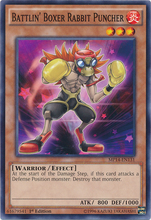 Battlin' Boxer Rabbit Puncher [MP14-EN131] Common | The CG Realm