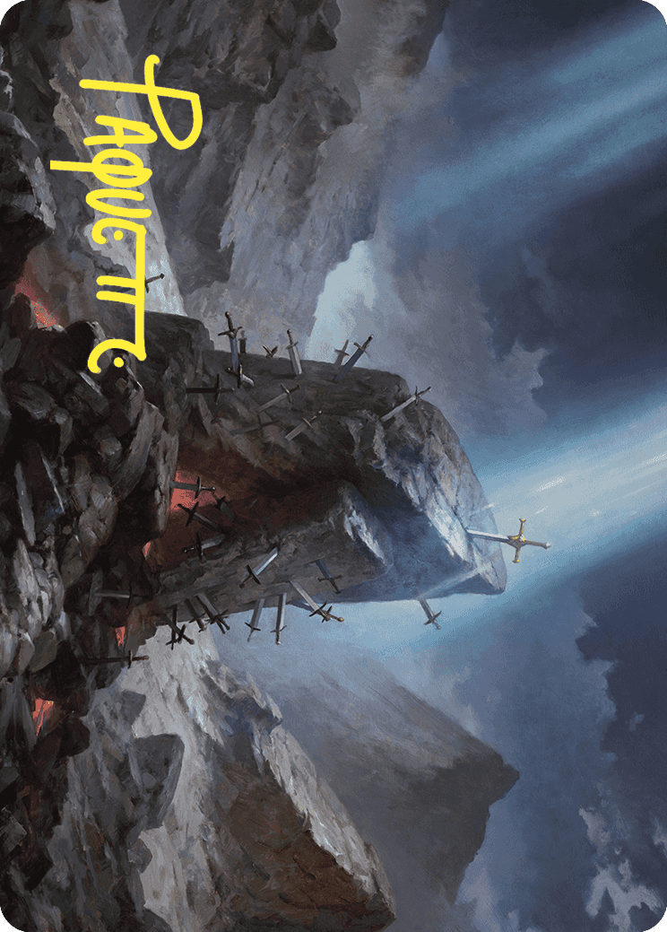 The Irencrag Art Card (Gold-Stamped Signature) [Wilds of Eldraine Art Series] | The CG Realm