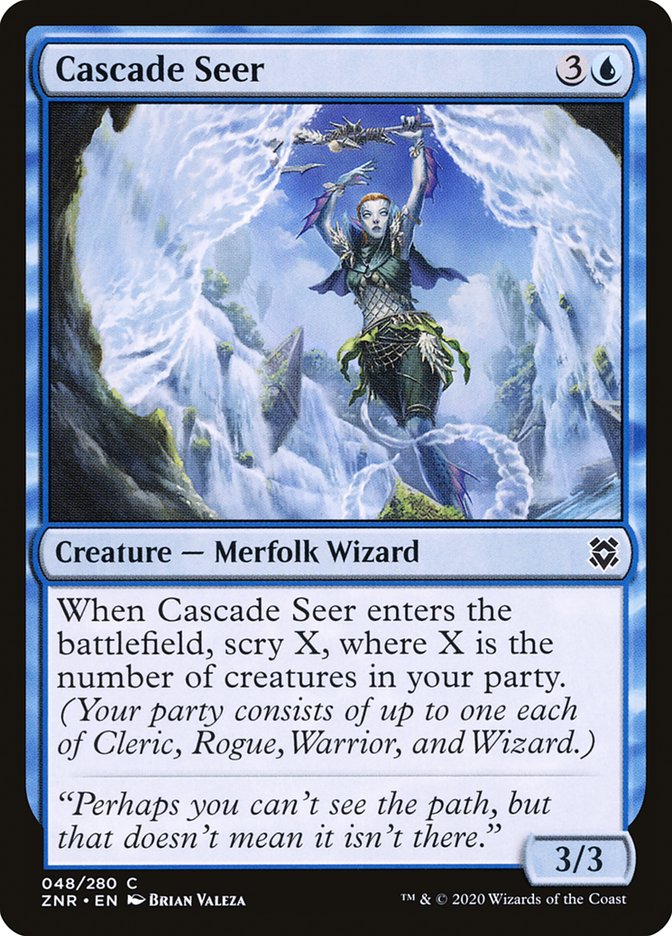 Cascade Seer [Zendikar Rising] | The CG Realm