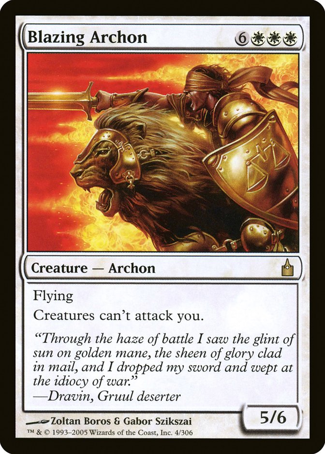 Blazing Archon [Ravnica: City of Guilds] | The CG Realm