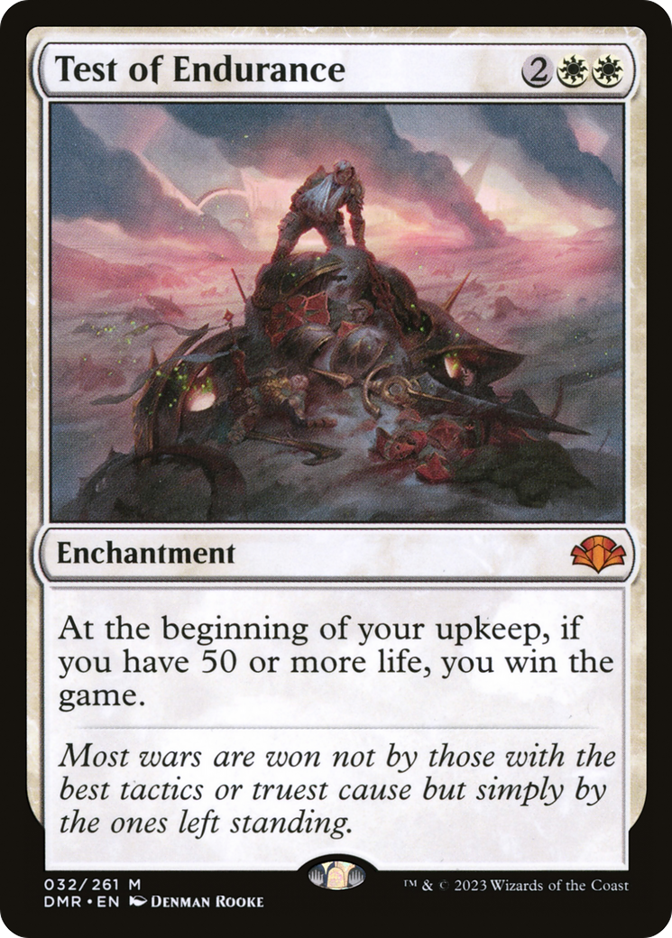 Test of Endurance [Dominaria Remastered] | The CG Realm