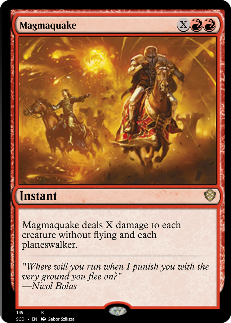 Magmaquake [Starter Commander Decks] | The CG Realm