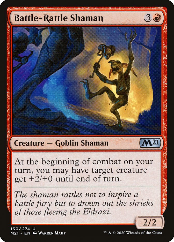 Battle-Rattle Shaman [Core Set 2021] | The CG Realm