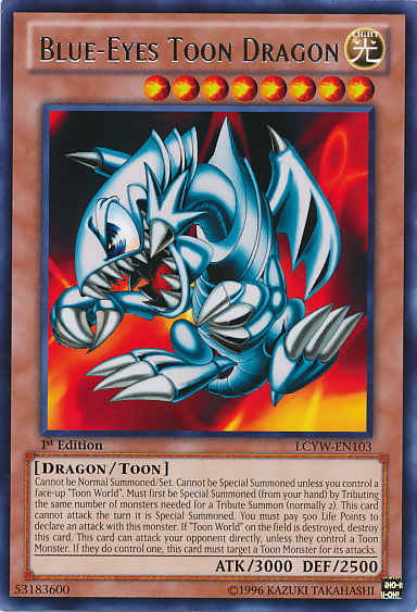 Blue-Eyes Toon Dragon [LCYW-EN103] Rare | The CG Realm