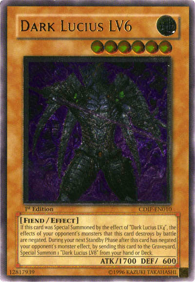 Dark Lucius LV6 [CDIP-EN010] Ultimate Rare | The CG Realm