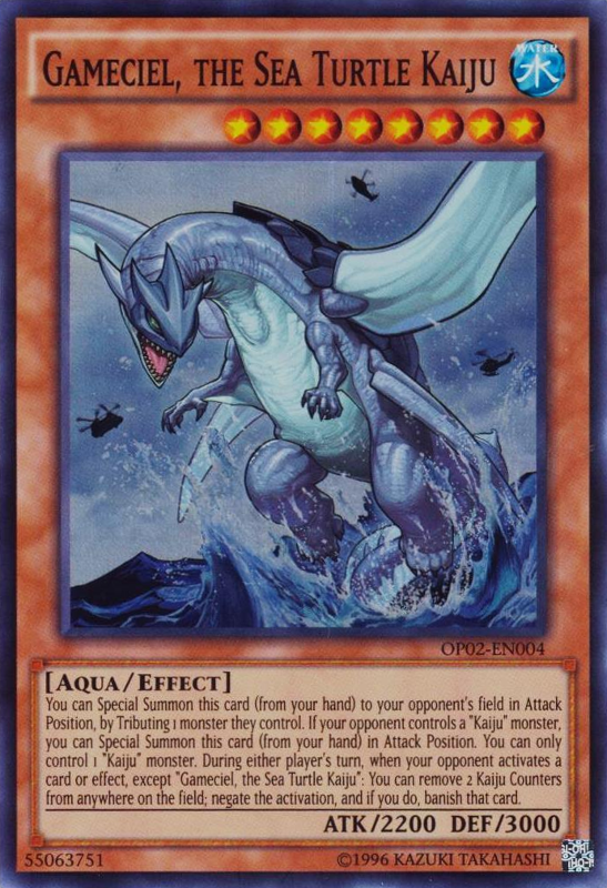 Gameciel, the Sea Turtle Kaiju [OP02-EN004] Super Rare | The CG Realm