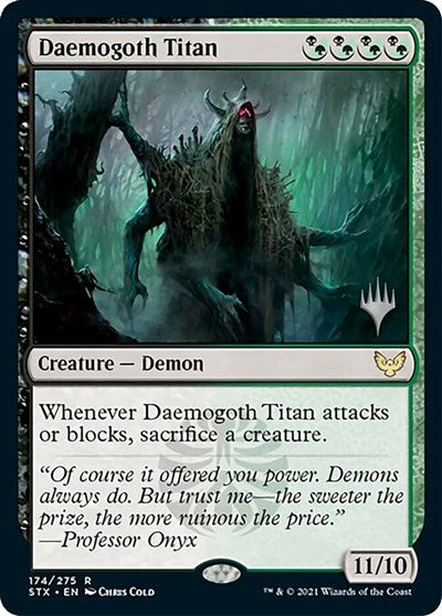 Daemogoth Titan (Promo Pack) [Strixhaven: School of Mages Promos] | The CG Realm