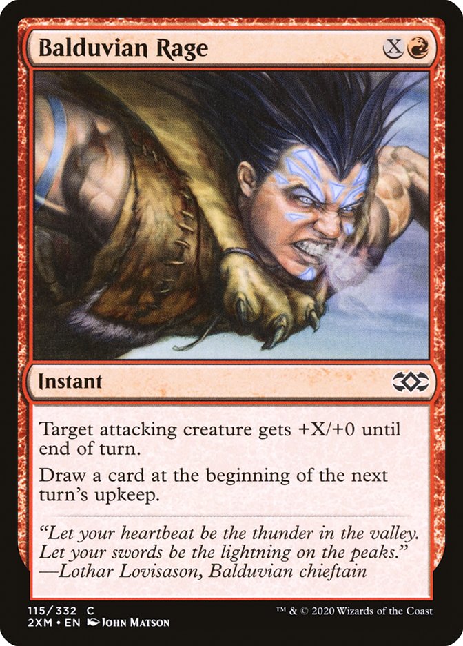 Balduvian Rage [Double Masters] | The CG Realm