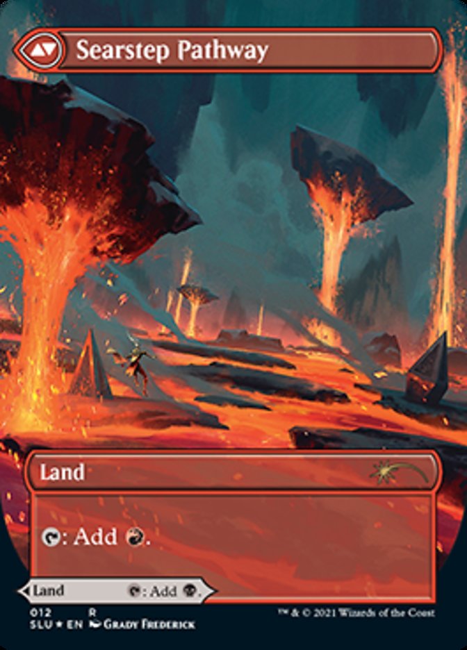Blightstep Pathway (Borderless) (SLU-012) - Secret Lair: Ultimate Edition: (Showcase) Foil