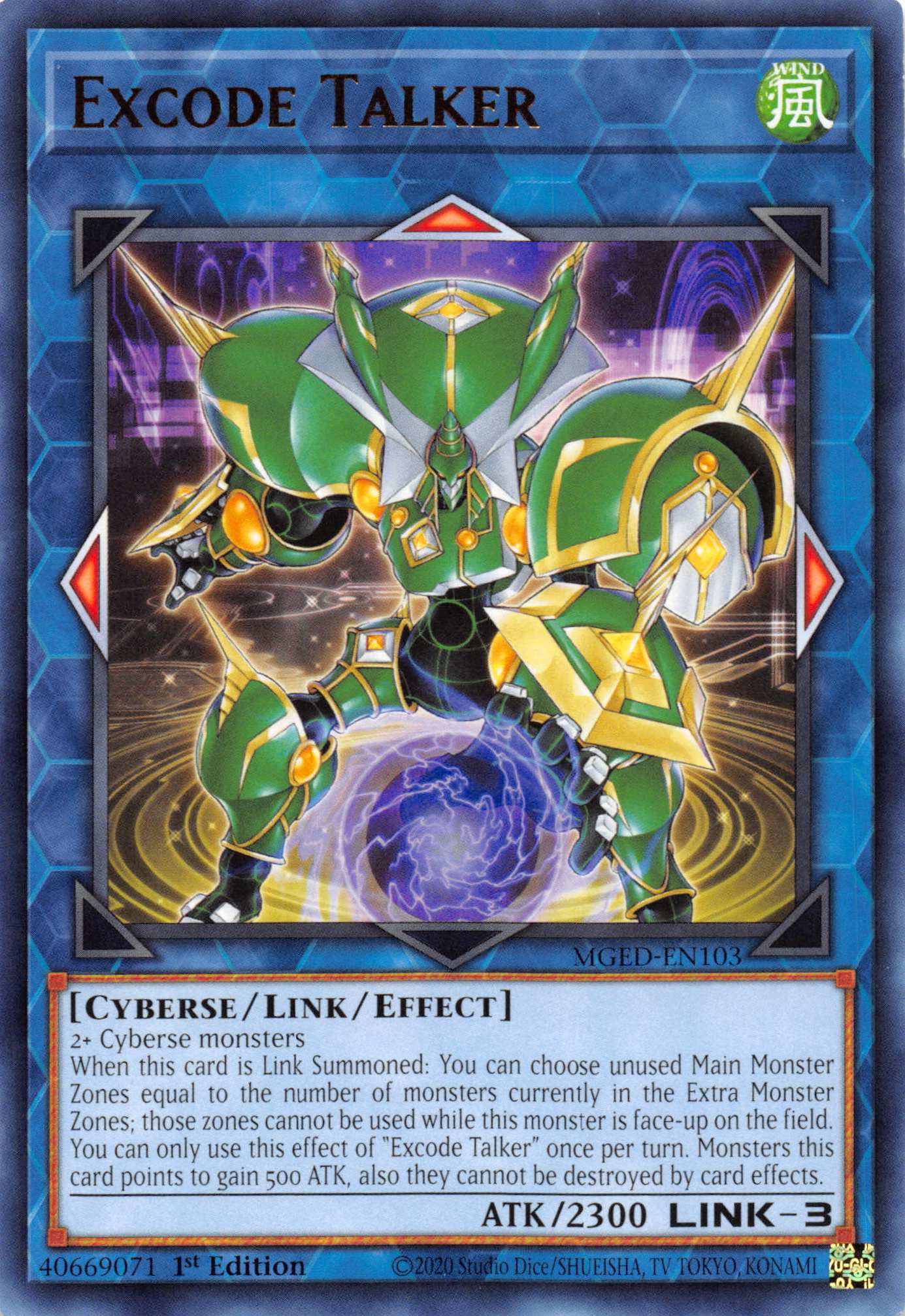 Excode Talker [MGED-EN103] Rare | The CG Realm