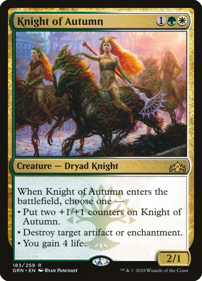 Knight of Autumn [Guilds of Ravnica] | The CG Realm