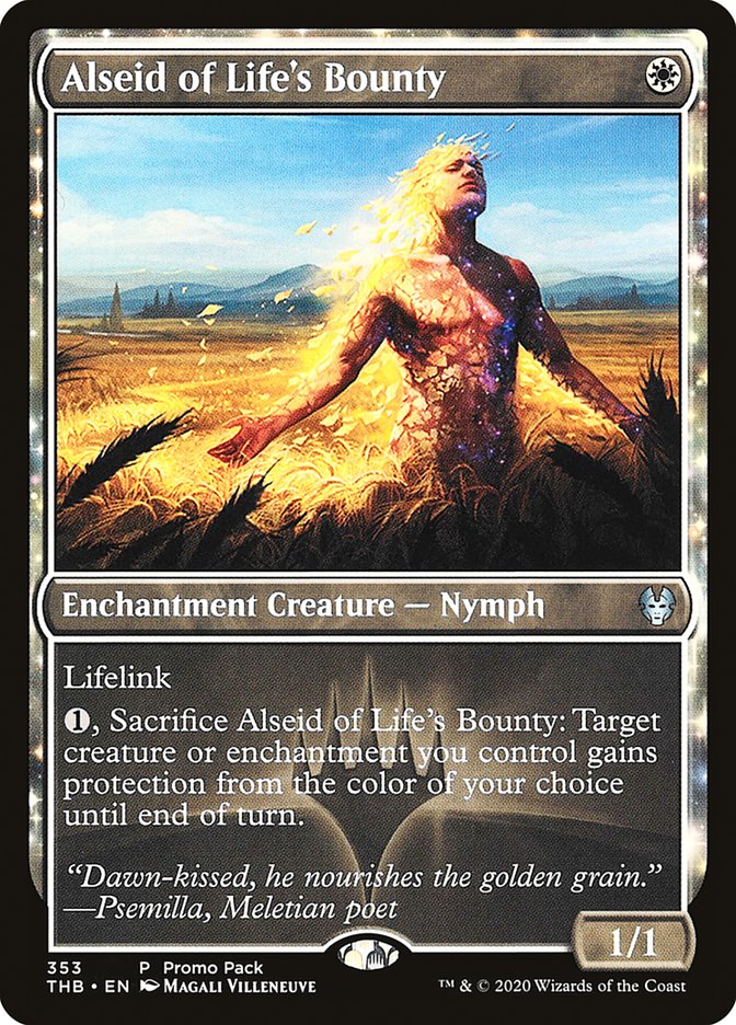 Alseid of Life's Bounty (Promo Pack) [Theros Beyond Death Promos] | The CG Realm