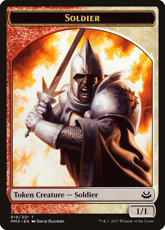 Soldier Token (019/021) [Modern Masters 2017 Tokens] | The CG Realm