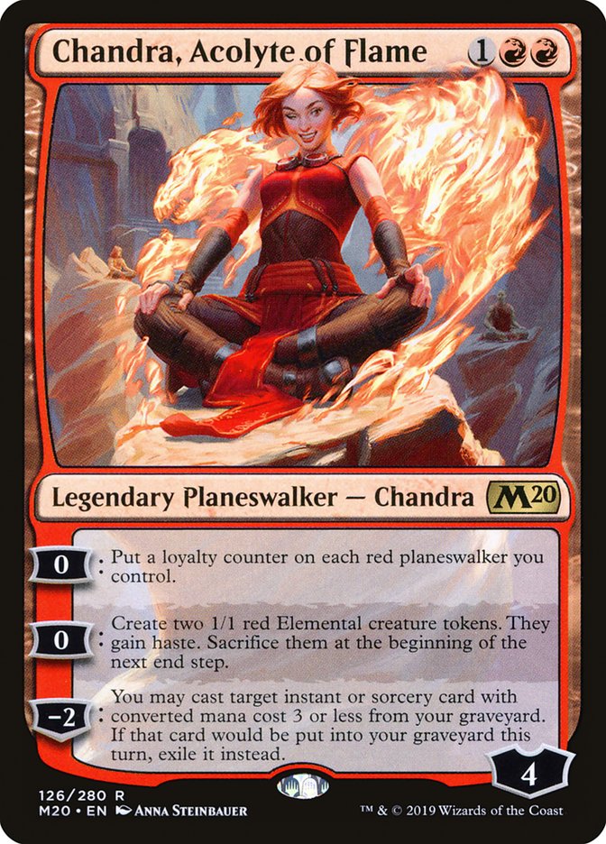 Chandra, Acolyte of Flame [Core Set 2020] | The CG Realm