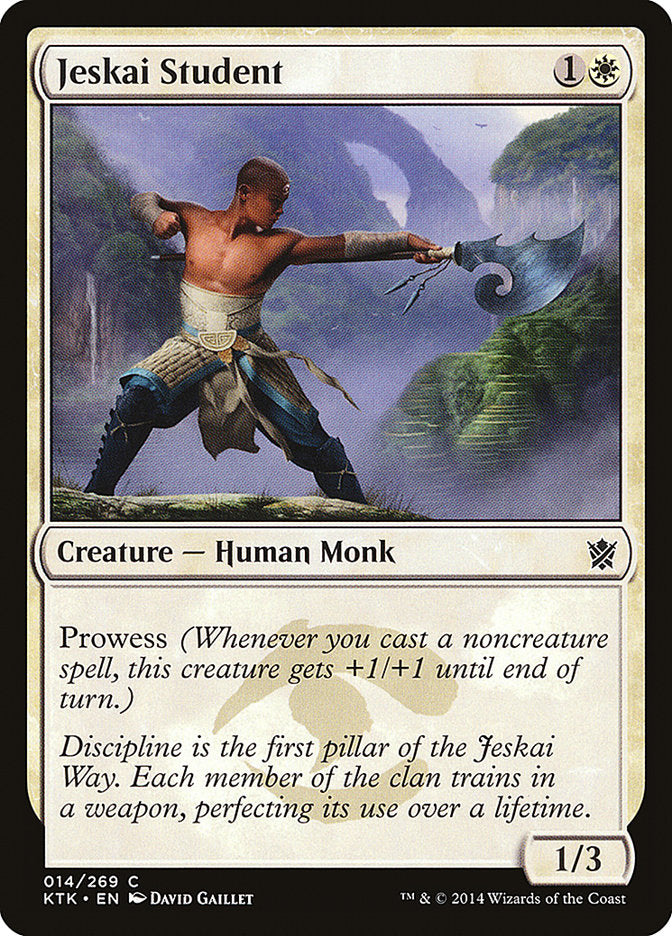 Jeskai Student [Khans of Tarkir] | The CG Realm