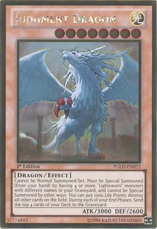Judgment Dragon [PGLD-EN072] Gold Rare | The CG Realm