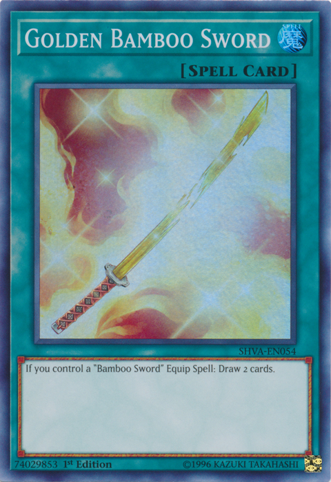 Golden Bamboo Sword [SHVA-EN054] Super Rare | The CG Realm