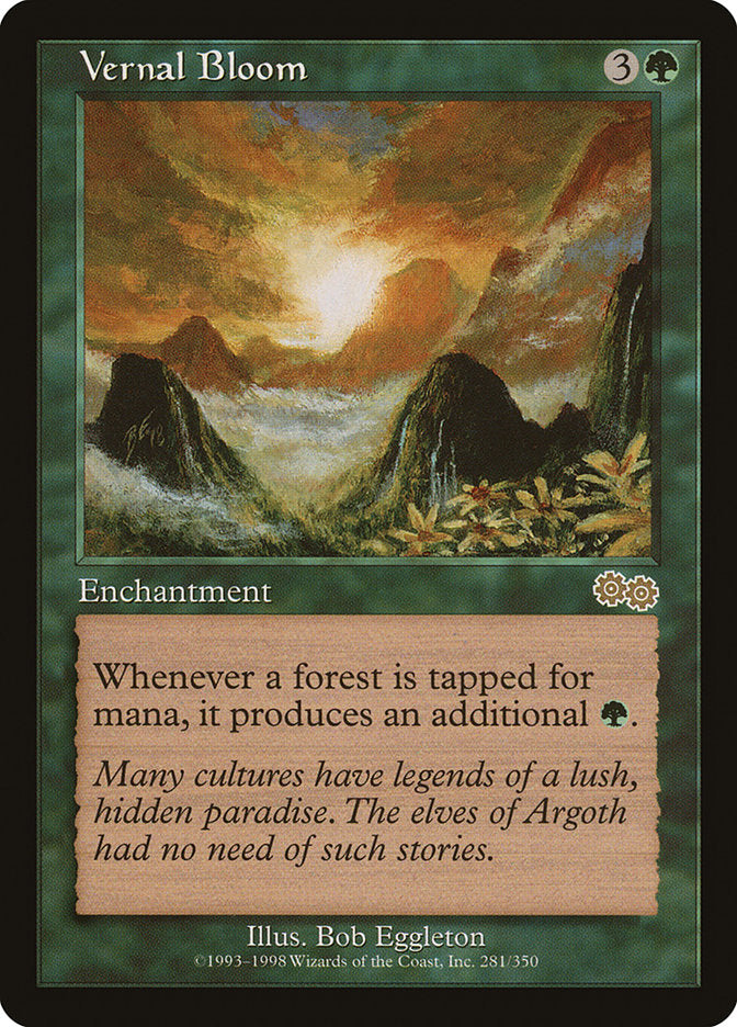 Vernal Bloom [Urza's Saga] | The CG Realm