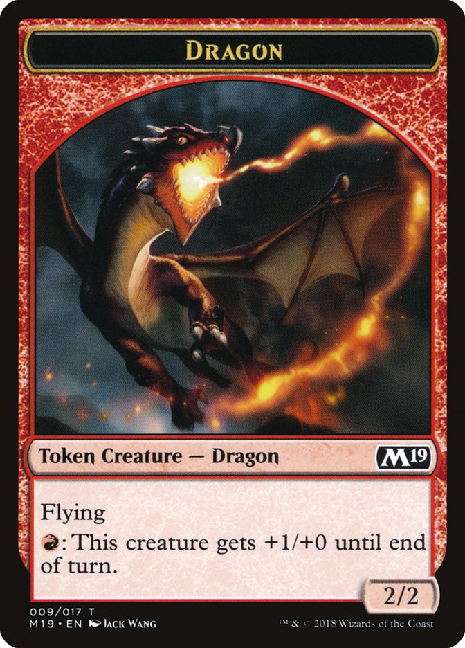 Dragon Token (009/017) [Core Set 2019 Tokens] | The CG Realm