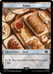 Ballistic Boulder // Food (0022) Double-Sided Token (Surge Foil) [The Lord of the Rings: Tales of Middle-Earth Tokens] | The CG Realm