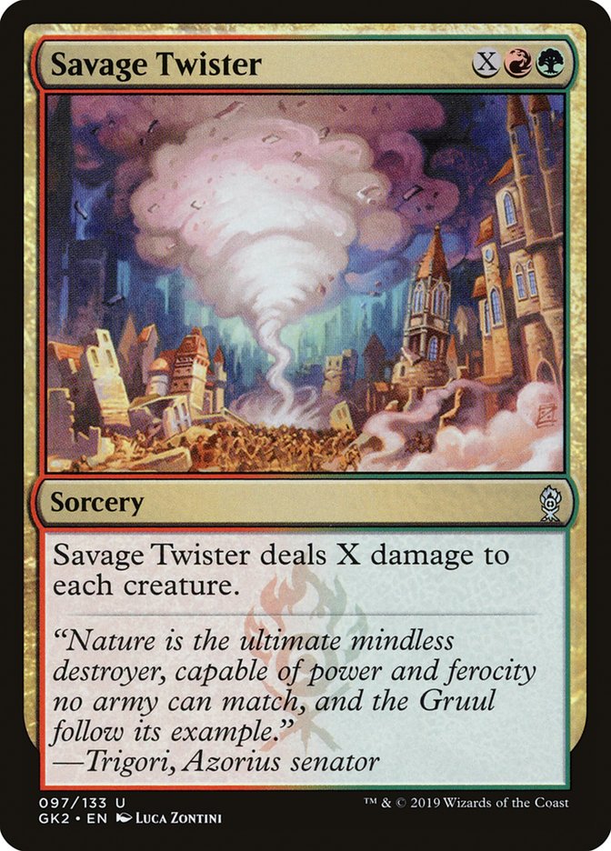 Savage Twister [Ravnica Allegiance Guild Kit] | The CG Realm