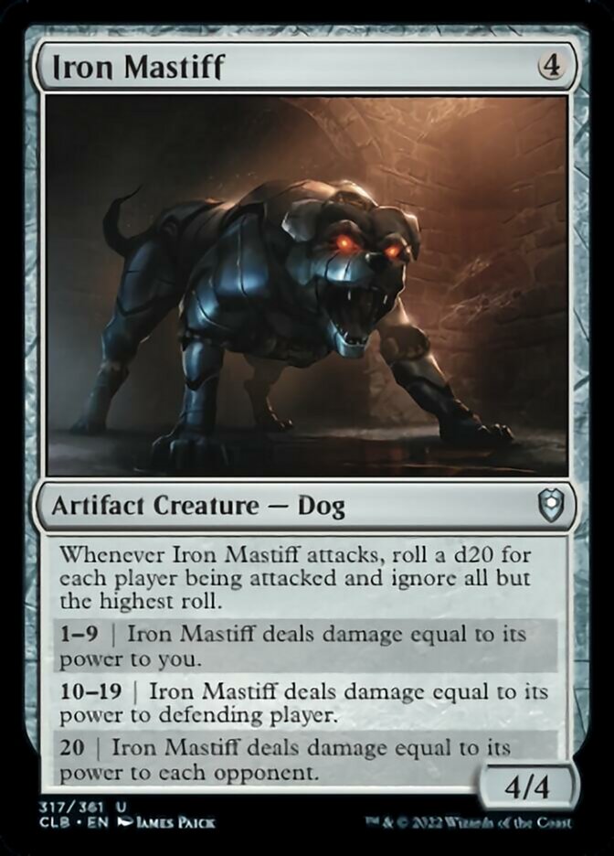 Iron Mastiff [Commander Legends: Battle for Baldur's Gate] | The CG Realm