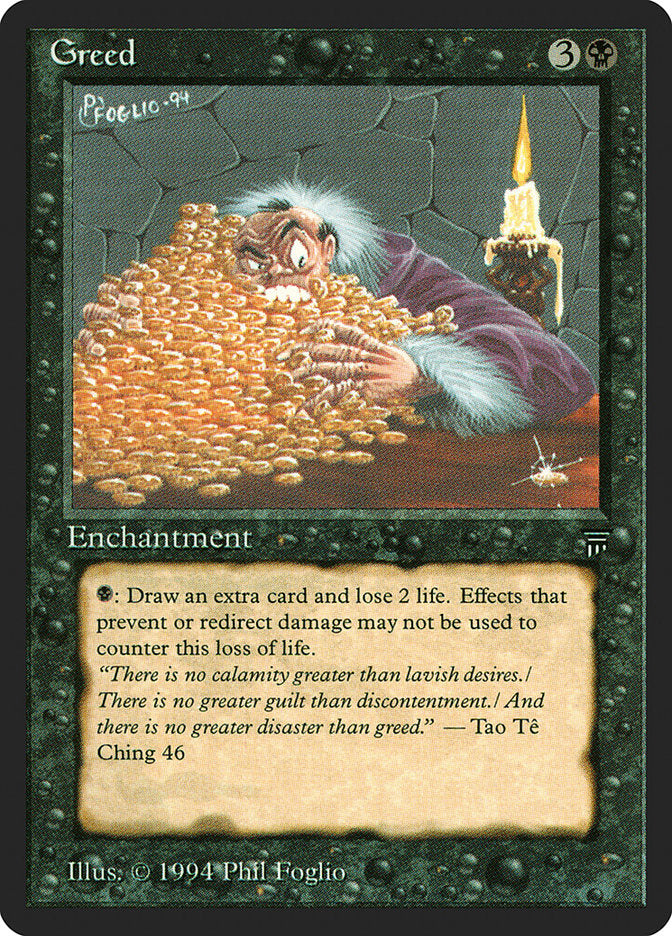 Greed [Legends] | The CG Realm