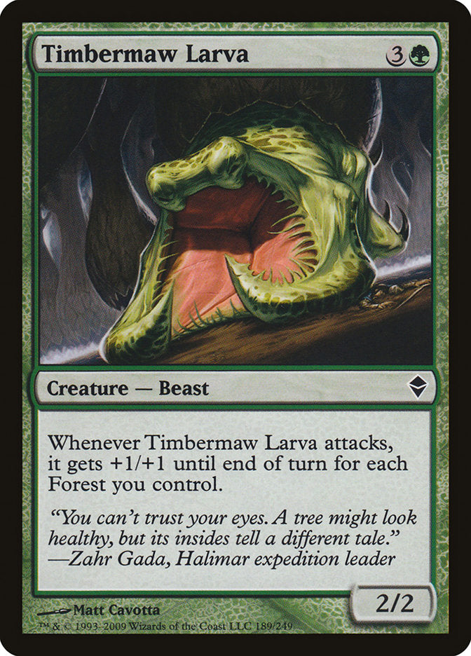 Timbermaw Larva [Zendikar] | The CG Realm