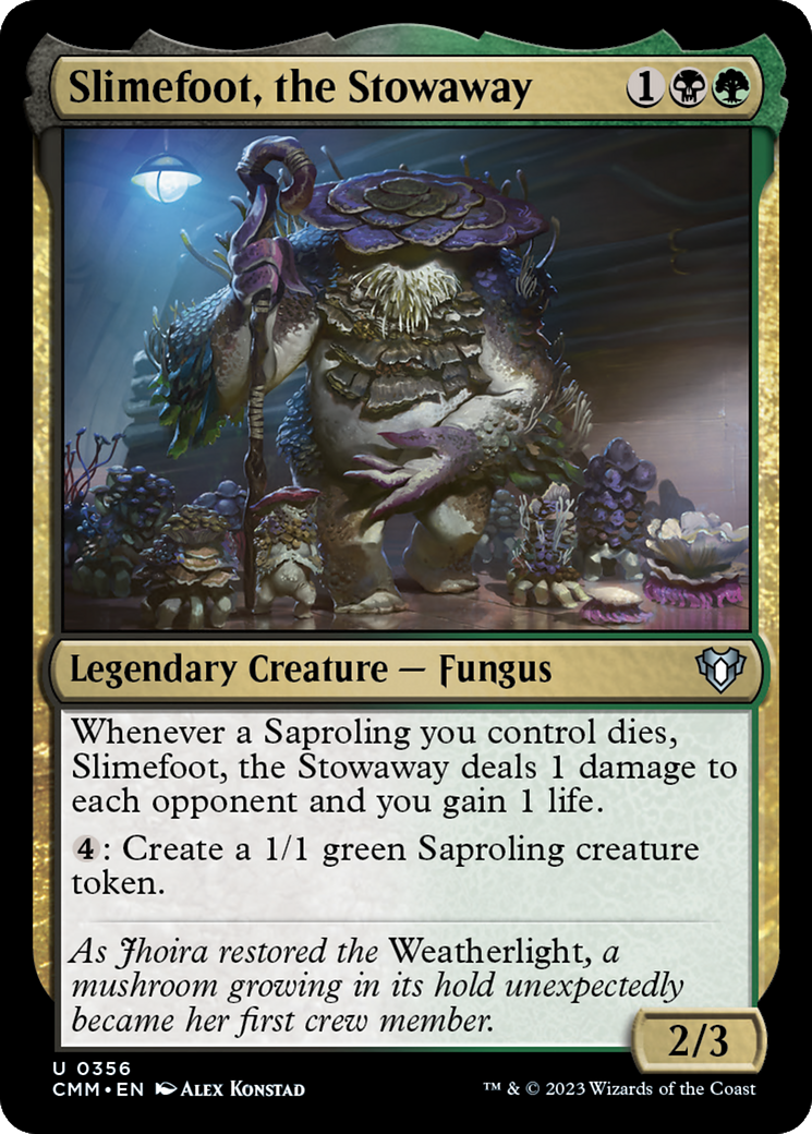 Slimefoot, the Stowaway [Commander Masters] | The CG Realm