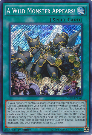 A Wild Monster Appears! [SECE-EN064] Secret Rare | The CG Realm