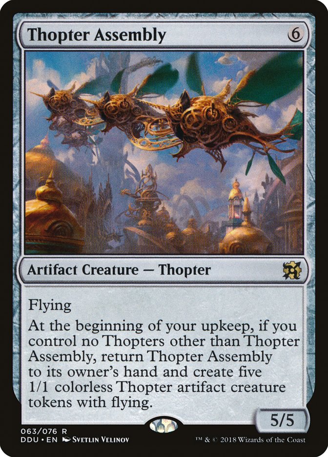Thopter Assembly [Duel Decks: Elves vs. Inventors] | The CG Realm