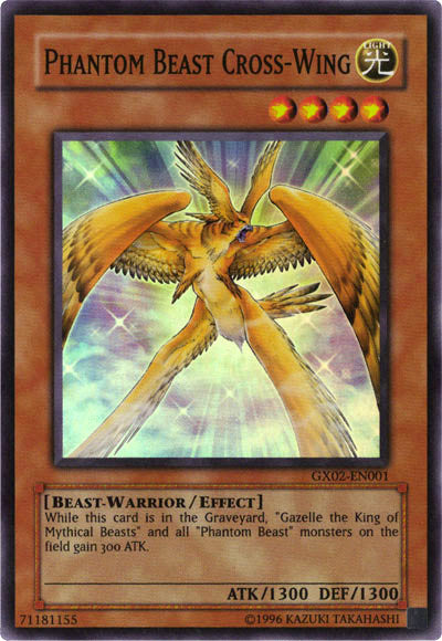 Phantom Beast Cross-Wing [GX02-EN001] Super Rare | The CG Realm