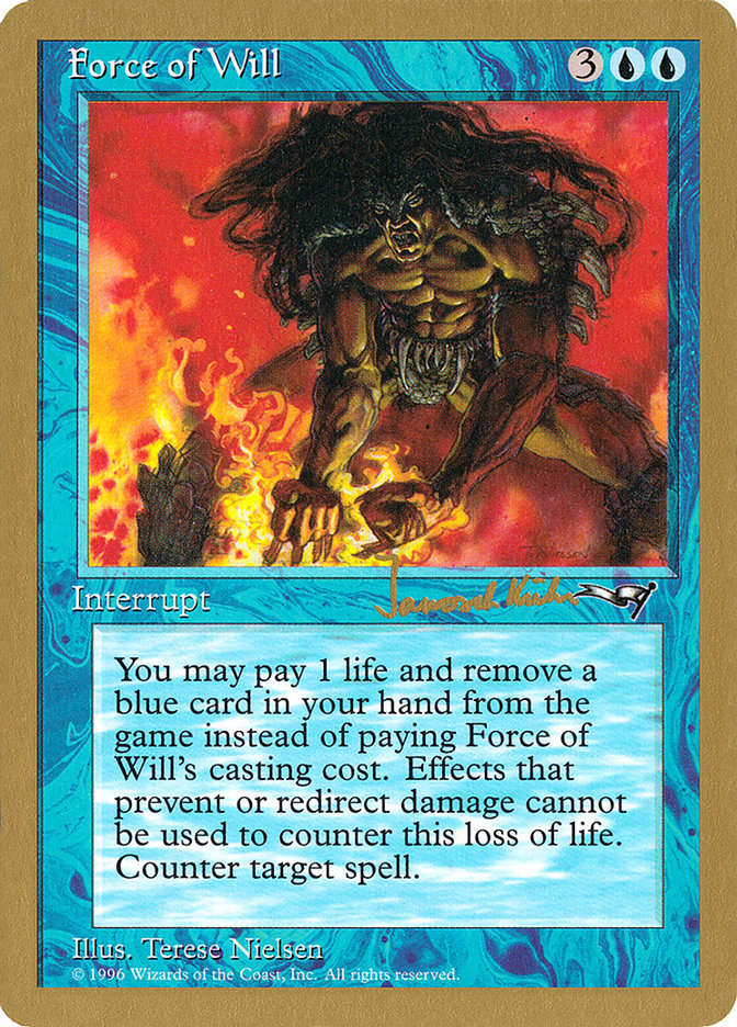 Force of Will (Janosch Kuhn) [World Championship Decks 1997] | The CG Realm