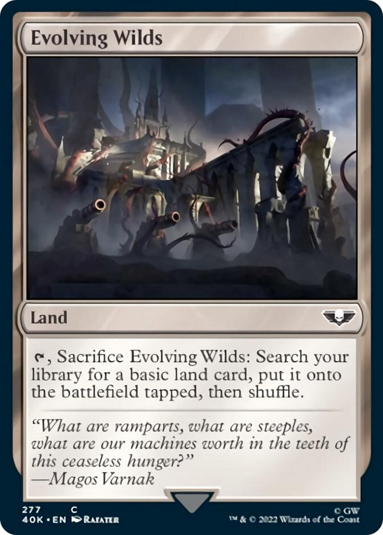 Evolving Wilds (Surge Foil) [Warhammer 40,000] | The CG Realm