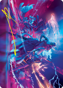 Prismari Command Art Card (Gold-Stamped Signature) [Strixhaven: School of Mages Art Series] | The CG Realm