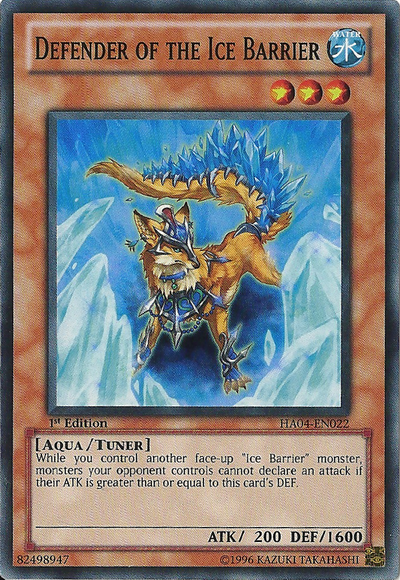 Defender of the Ice Barrier [HA04-EN022] Super Rare | The CG Realm