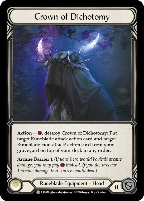 Crown of Dichotomy [U-ARC079] (Arcane Rising Unlimited)  Unlimited Normal | The CG Realm