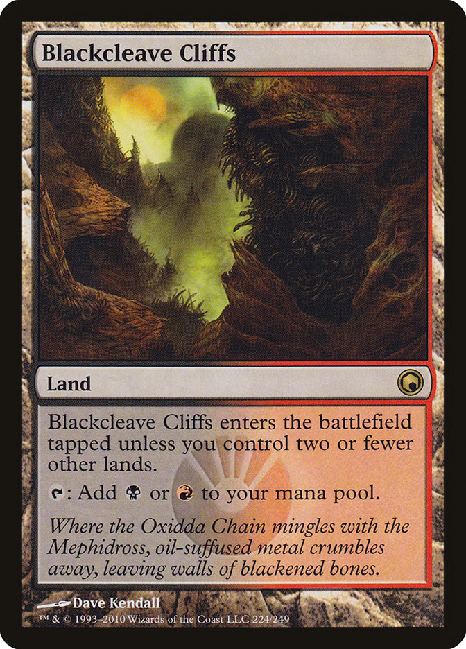Blackcleave Cliffs [Scars of Mirrodin] | The CG Realm