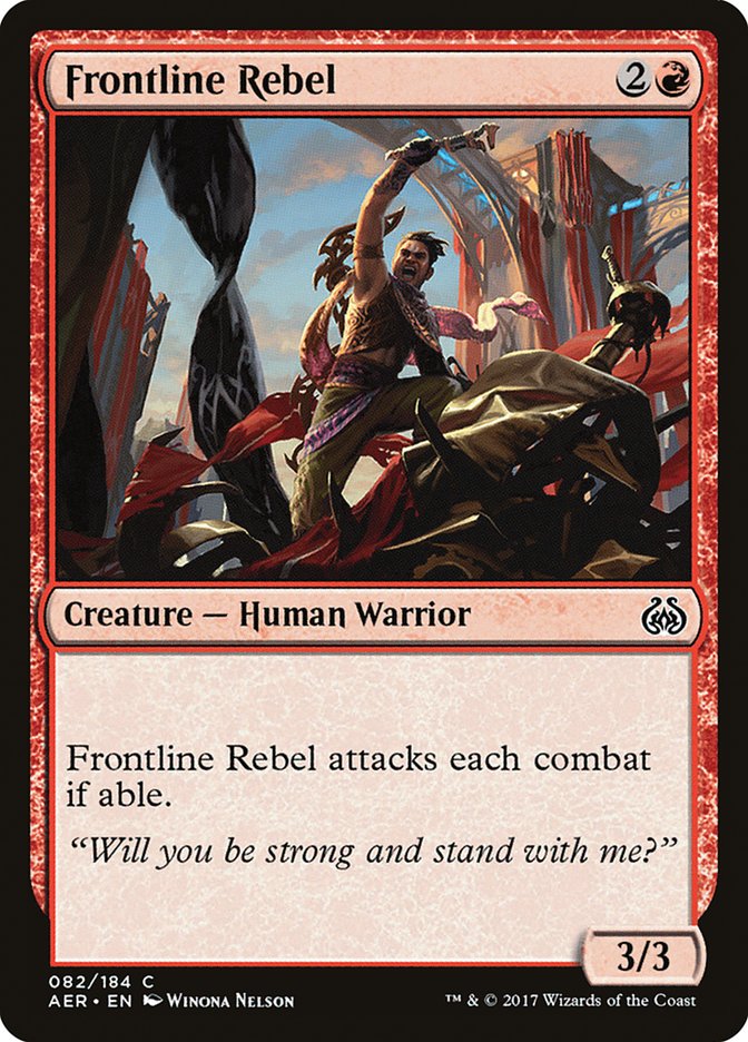 Frontline Rebel [Aether Revolt] | The CG Realm